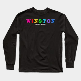 Winston - Joyful Stone Long Sleeve T-Shirt